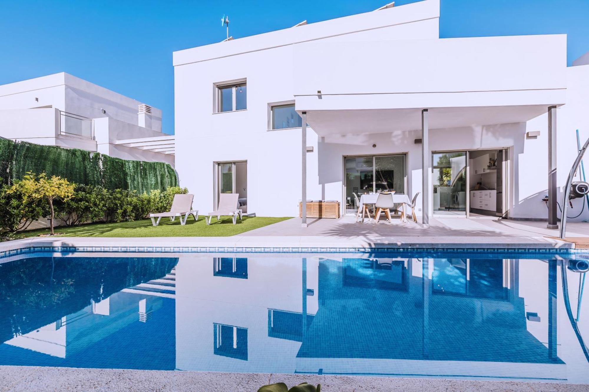 Casa Coco Stylisches Beachhouse Mit Pool & Sundeck Els Poblets Denia Dış mekan fotoğraf