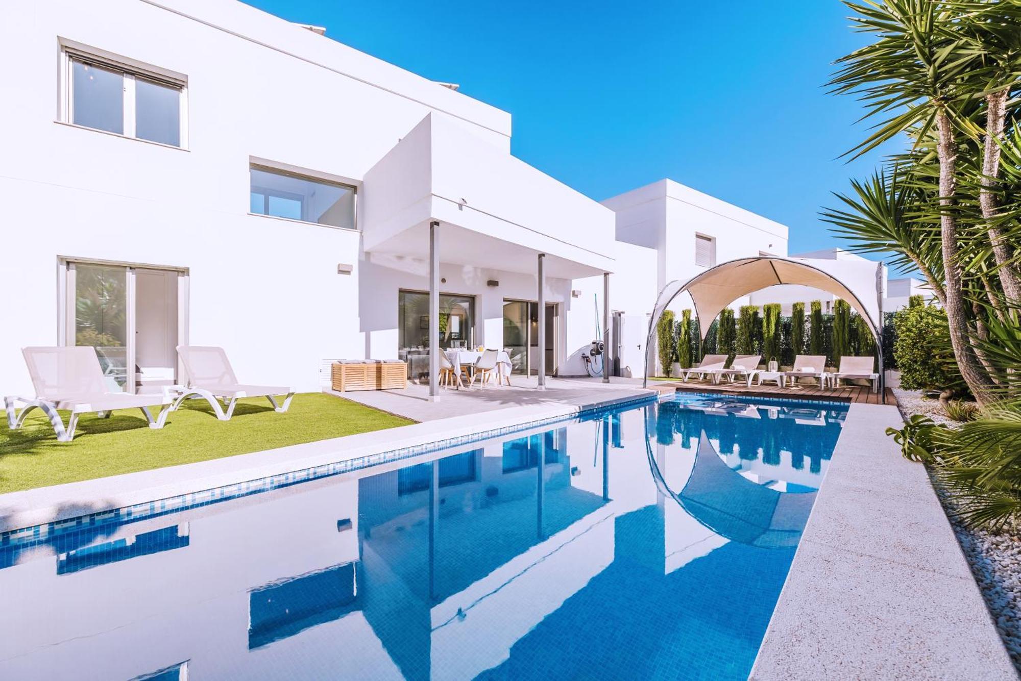 Casa Coco Stylisches Beachhouse Mit Pool & Sundeck Els Poblets Denia Dış mekan fotoğraf